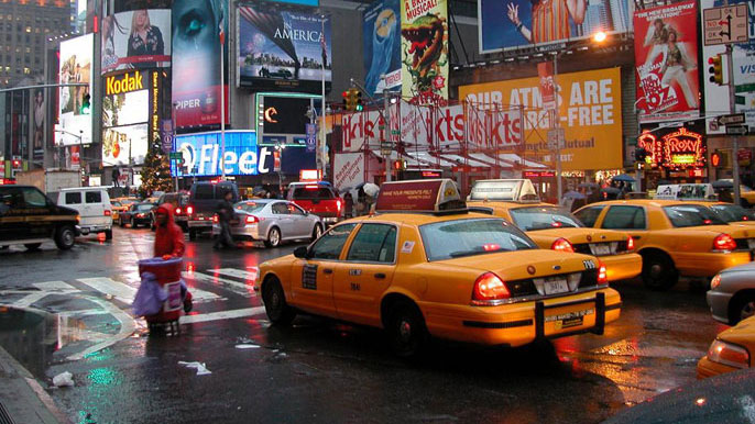 new york city times square. Times Square, New York City.