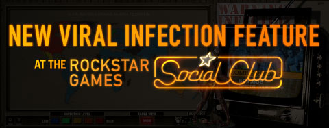 After first being announced in July, Social Club's "Viral Infection" zombie feature is now finally available at Rockstar Social Club.