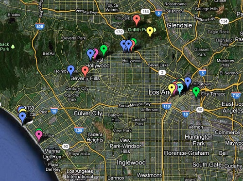 Google Map of LA