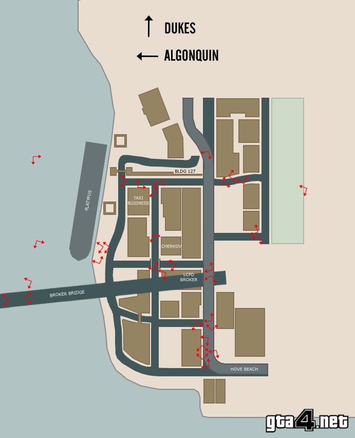 GTA IV Interactive Map