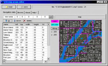 Gta map zones editor