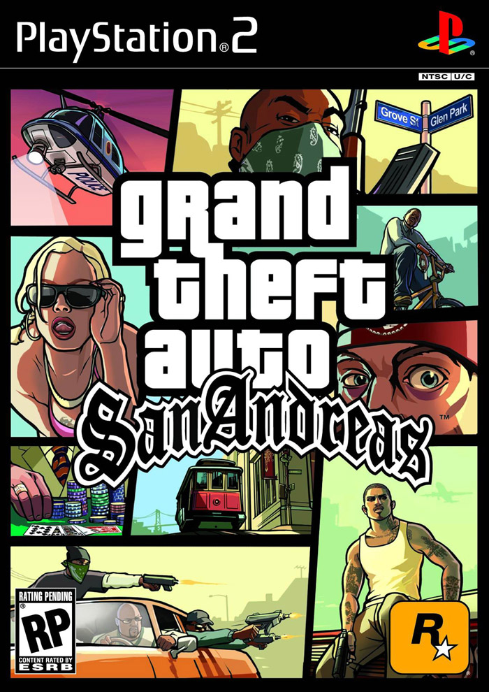 Capa Gta San Andreas Ps2