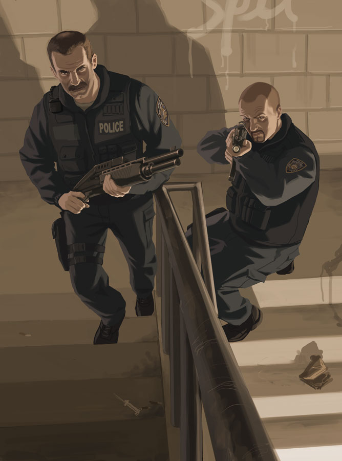 GRAND THEFT AUTO IV - Artwork: Official Art, Illustrations, Box Art