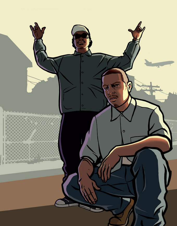 gta san andreas art