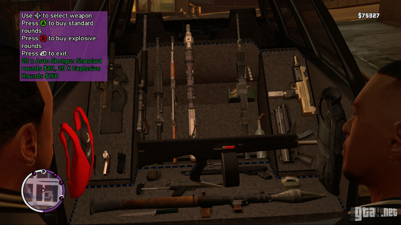 gta iv weapon map