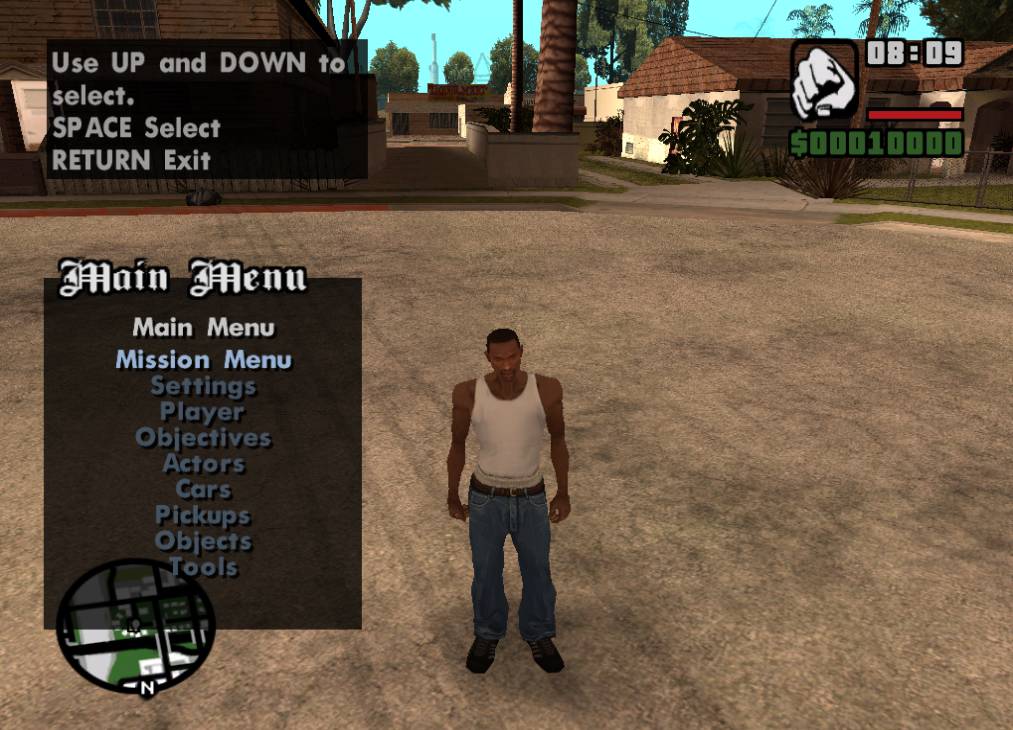 Mods GTA San Andreas: GGMM - GTA Garage Mod Manager